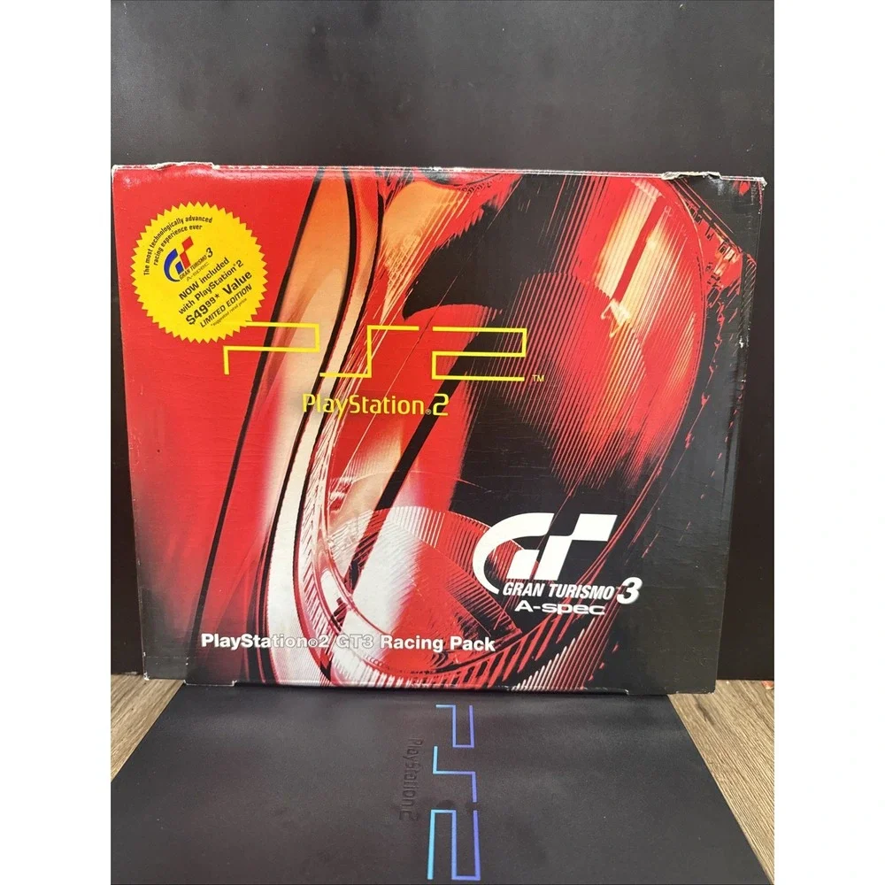 Sony PlayStation 2 Gran Turismo 3 Console Bundle CIB Complete WOW Look/Read